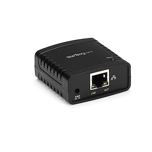 StarTech.com Server di rete per Stampante Ethernet 10 100 Mbps con ...