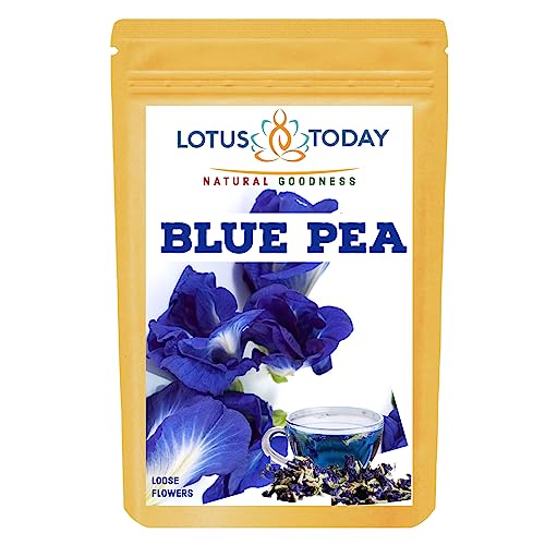 Tè ai fiori di pisello blu intero fiori sciolti 30 grammi delicata...