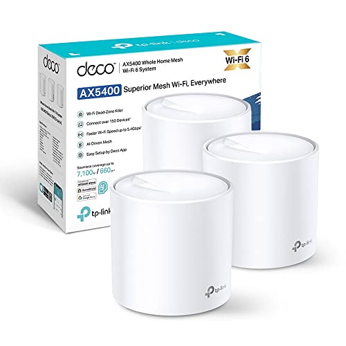 TP-Link Deco X60(3-pack) Nuova Versione AX5400Mbps Mesh Router Wi-F...