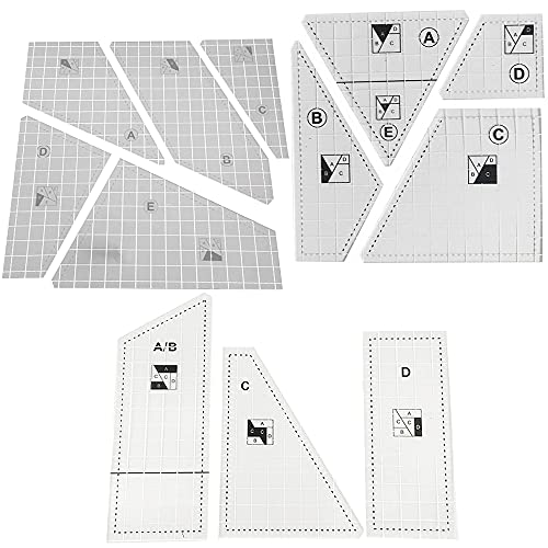 TTCPUYSA Creative Quilting Cutting Template,Quilting Rulers And Tem...